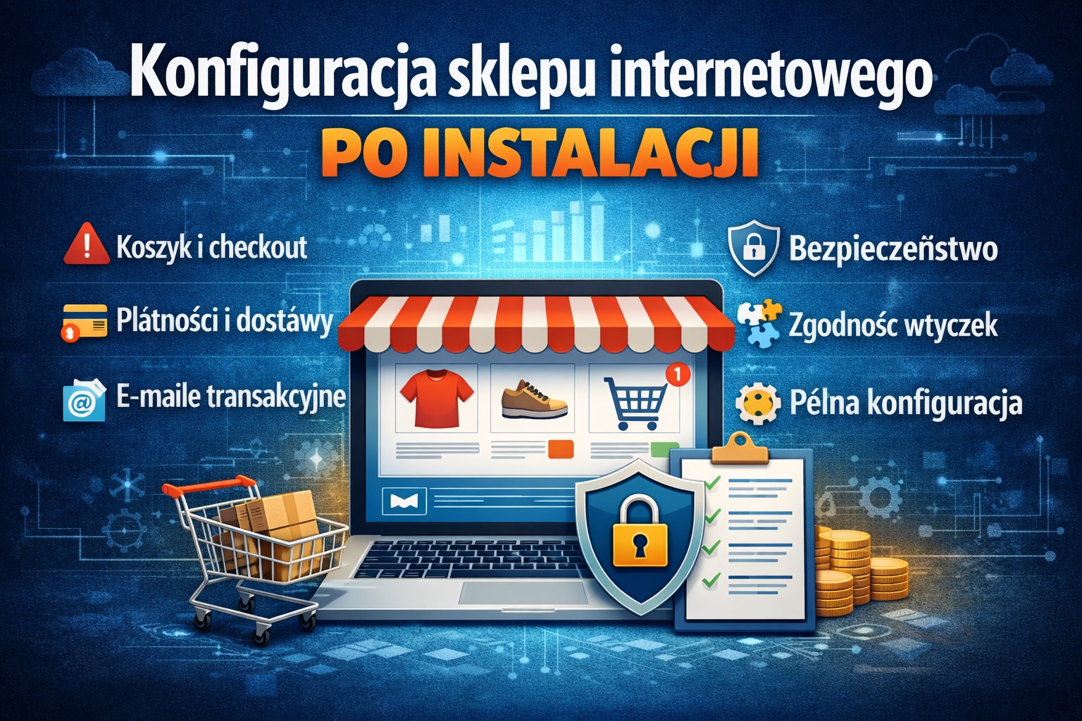 Konfiguracja sklepu internetowego po instalacji
